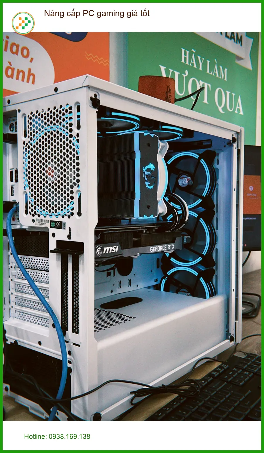 Anh Khoa streamer review dịch vụ nâng cấp PC gaming giá tốt Quận Tân Bình ảnh thực tế 1