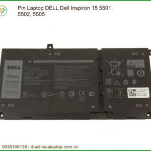 Pin Laptop Dell Dell Inspiron 15 5501, 5502, 5505 Chính Hãng - Trung Tâm Thay Thế Uy Tín Tphcm