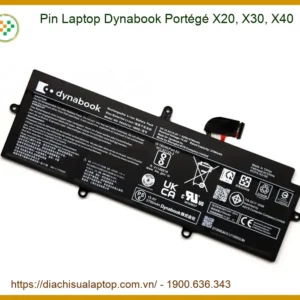 Pin Laptop Dynabook Portégé X20, X30, X40 Zin Chính Hãng - Trung Tâm Thay Thế Uy Tín Tphcm