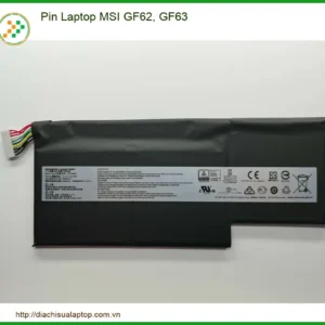 Pin Laptop Msi Gf62, Gf63 Chính Hãng - Trung Tâm Thay Thế Lấy Liền Tphcm