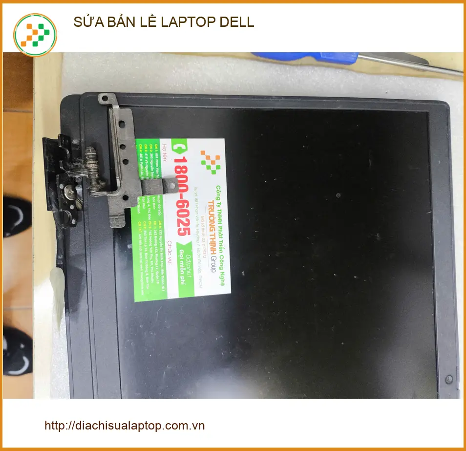 Trung tâm sửa bản lề Laptop Dell lấy ngay Quận Gò Vấp - Cô Thanh giáo viên tiếng Anh ảnh thực tế 1