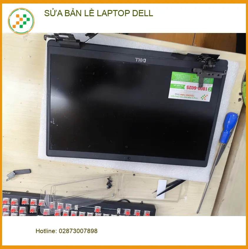 Trung tâm sửa bản lề Laptop Dell lấy ngay Quận Gò Vấp - Cô Thanh giáo viên tiếng Anh ảnh thực tế 2