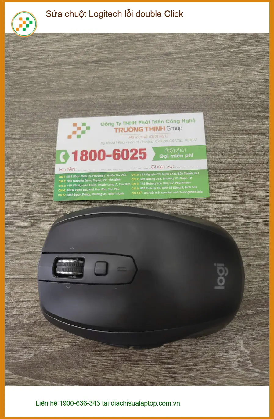 Tiệm Sửa chuột Logitech lỗi double Click Quận 7 - Anh Khải môi giới ảnh thực tế 1