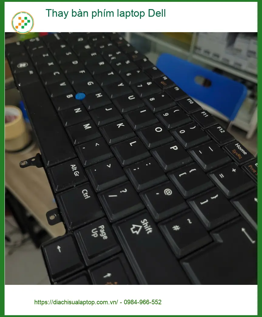 Anh Tấn kỹ sư Quận Tân Bình thay bàn phím laptop Dell lấy ngay ảnh thực tế 1
