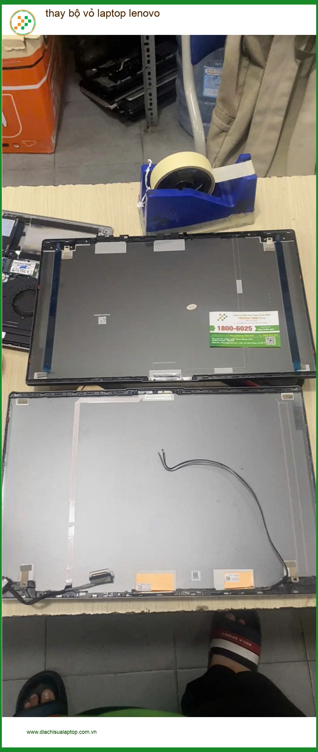 Chú Bảo ở Quận Bình Thạnh thay vỏ laptop Lenovo - Giá tốt, lấy liền! ảnh thực tế 1