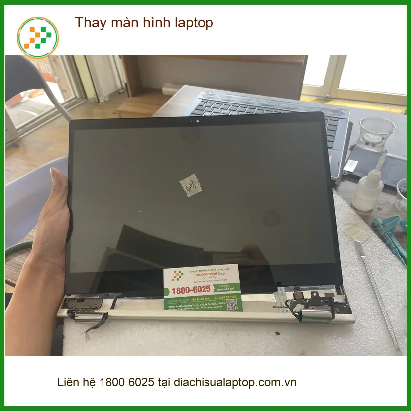 Chị Minh Thư đi tìm chỗ thay màn hình laptop Quận Tân Bình uy tín lấy liền ảnh thực tế 2