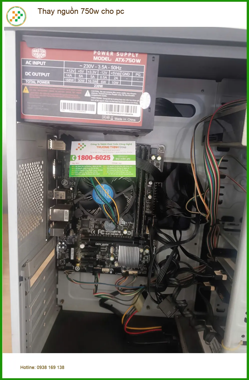 Anh Khang ở Tân Phú: Chỗ thay nguồn 750w cho PC uy tín, lấy liền ảnh thực tế 1