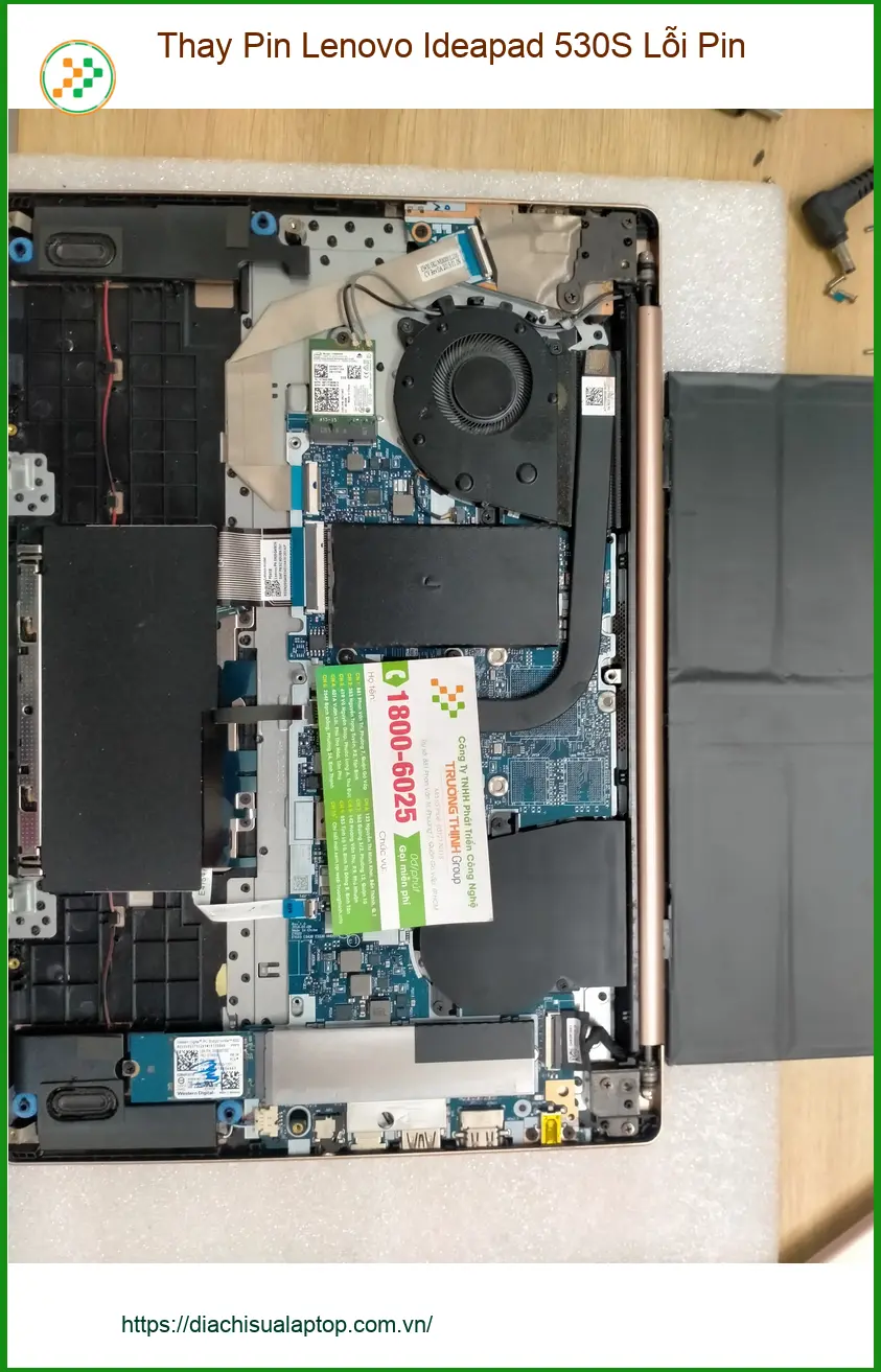 Thay pin Lenovo Ideapad 530S Quận 12 lấy ngay - Chị Bảo Trâm hài lòng ảnh thực tế 1