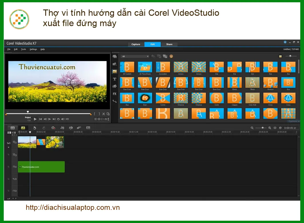 Thủ thuật cài Corel VideoStudio xuất file đứng máy - Trung tâm hỗ trợ TPHCM