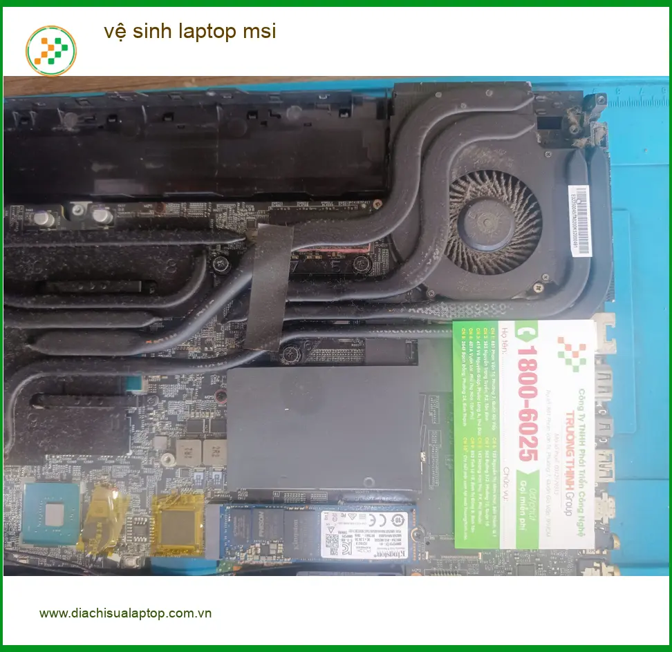 Tiệm vệ sinh laptop msi Quận Tân Phú lấy ngay - Anh Bình kiến trúc sư review ảnh thực tế 1