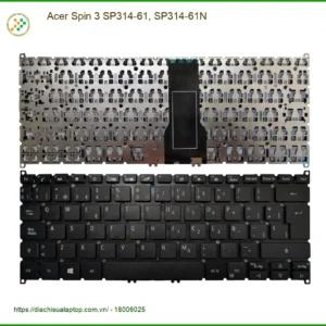 Bàn phím Laptop Acer Spin 3 SP314-61 - Sửa Laptop Lấy Liền TPHCM - Giá Sinh Viên