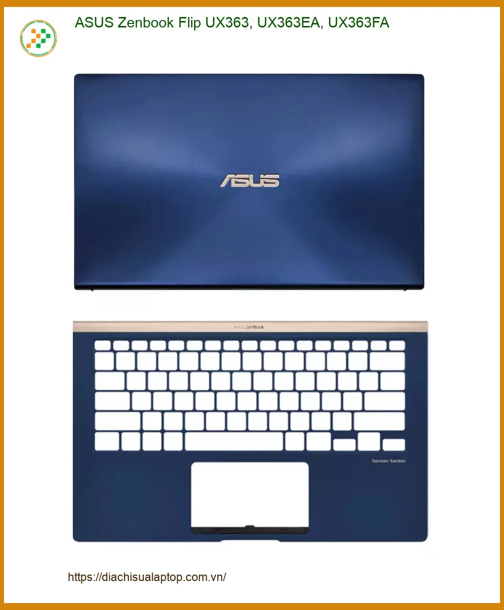 Vỏ Laptop ASUS Zenbook Flip UX363, UX363EA, UX363FA
