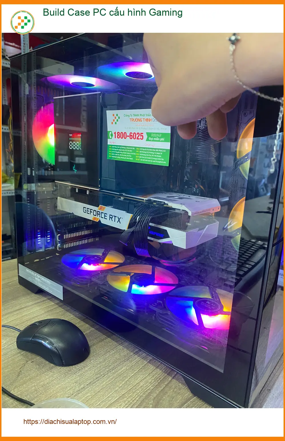Anh Khôi đánh giá - Dịch vụ Build Case PC cấu hình Gaming Quận 7 uy tín ảnh thực tế 1