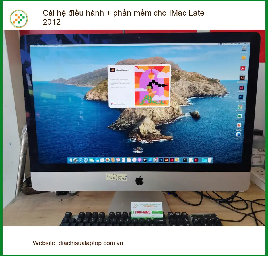 Ông Thái cần cài lại phần mềm - Dịch vụ cài IMac Late 2012 Quận 7 giá tốt ảnh thực tế 1