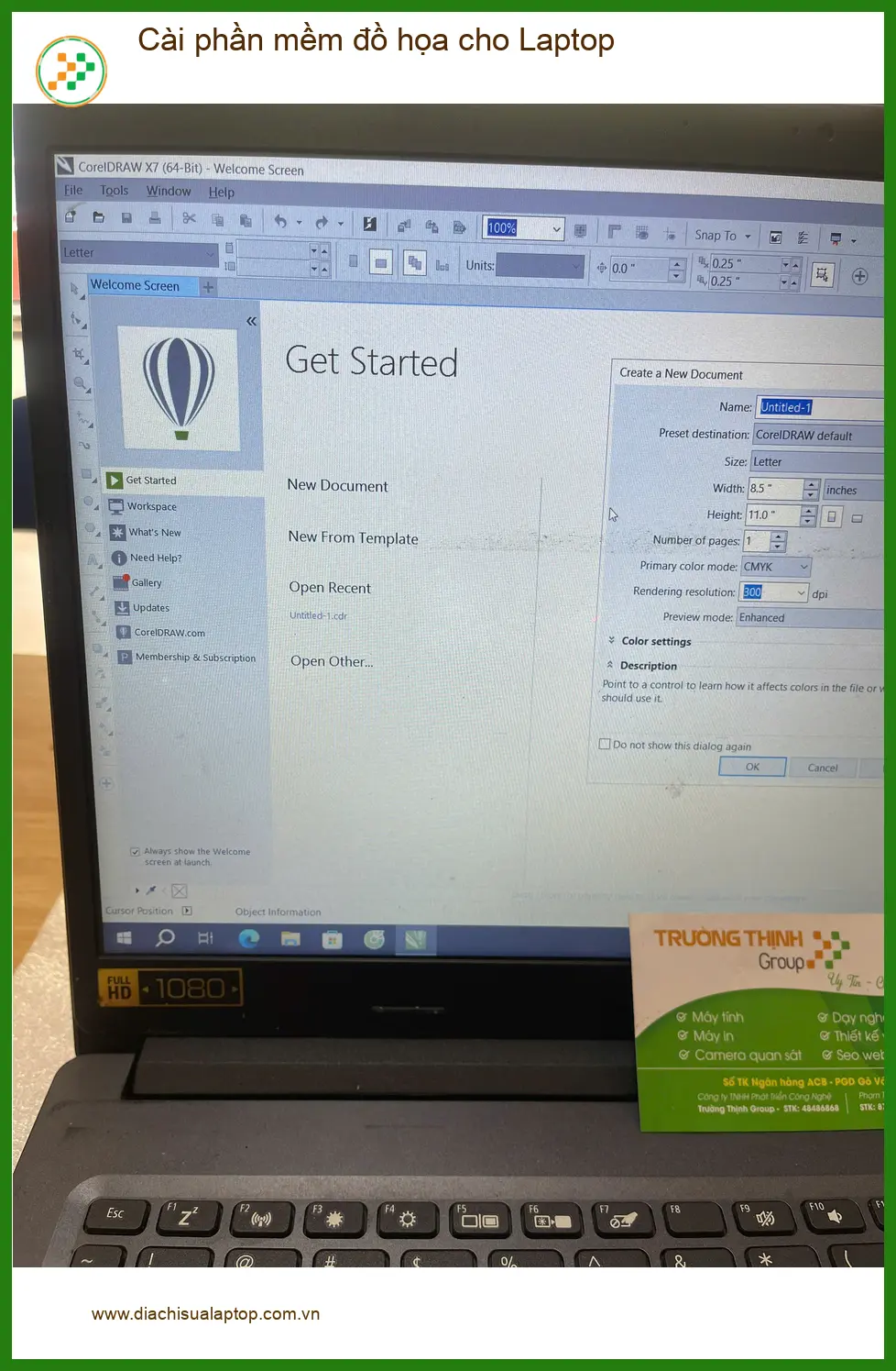 Chị Thảo lo lắng tìm dịch vụ cài phần mềm đồ họa Laptop Quận Thủ Đức uy tín ảnh thực tế 1