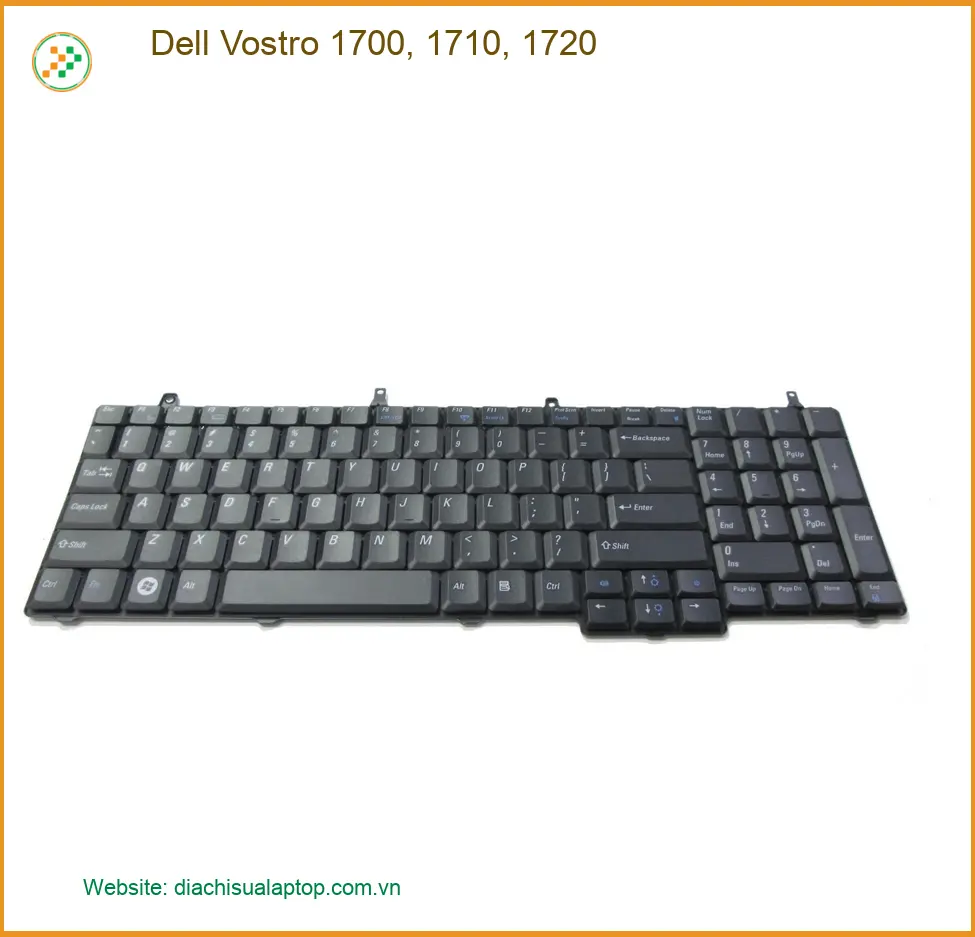Bàn phím Laptop DELL Vostro 1700/1710/1720 - Thay lấy liền tại TPHCM