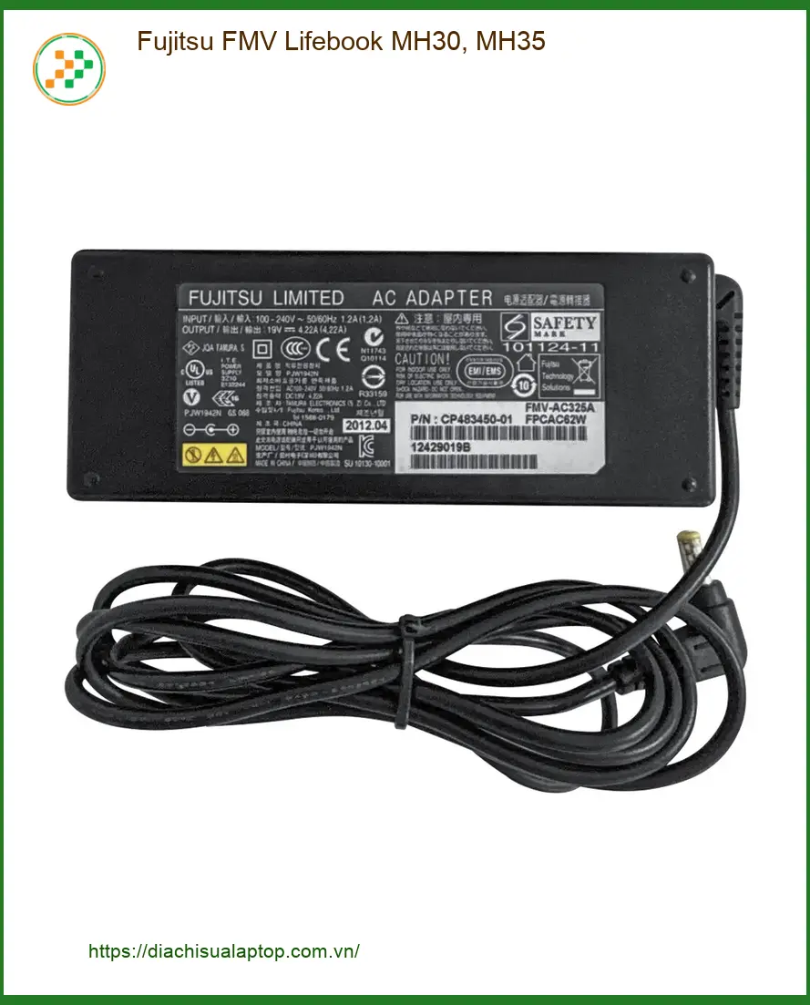 Sạc Laptop Fujitsu FMV Lifebook MH30 MH35 - Thay Nhanh | Lấy Liền | Giá Tốt TPHCM
