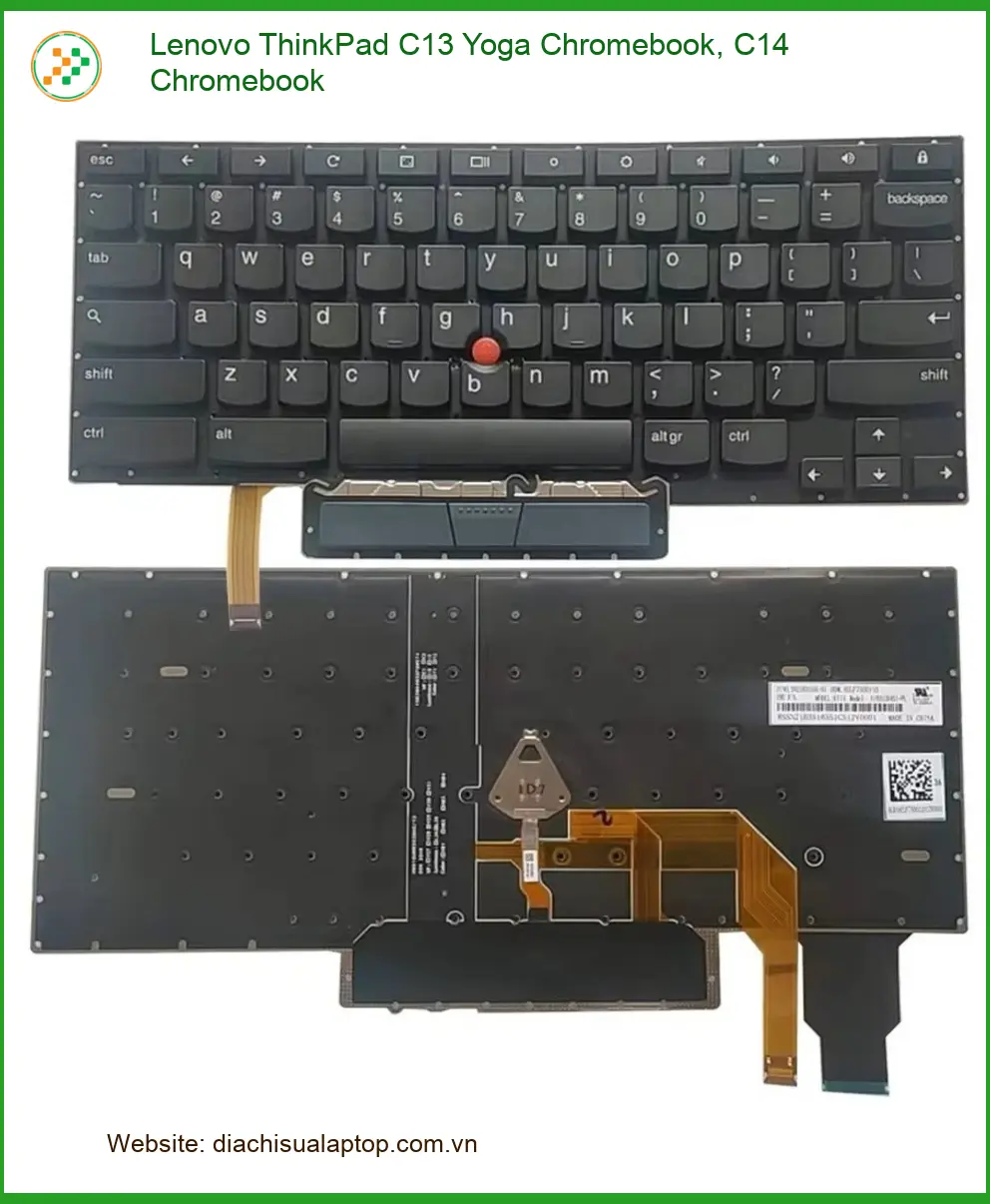 Bàn phím Lenovo ThinkPad C13 C14 - Thay Lấy Liền Tại TPHCM