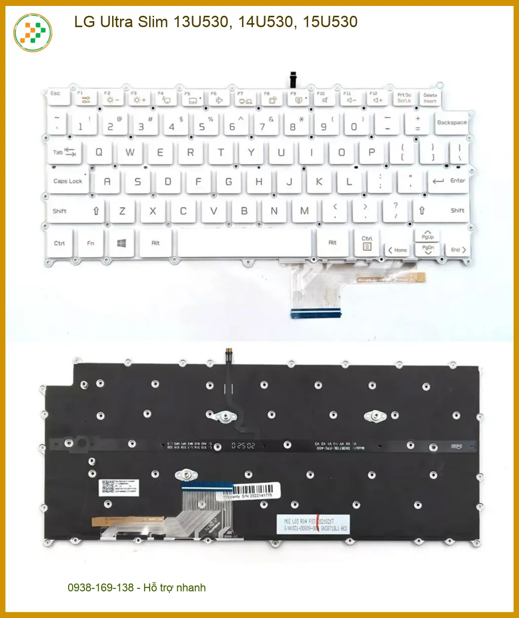 Bàn phím Laptop LG Ultra Slim - Thay Lấy Liền Tại TPHCM Giá Rẻ