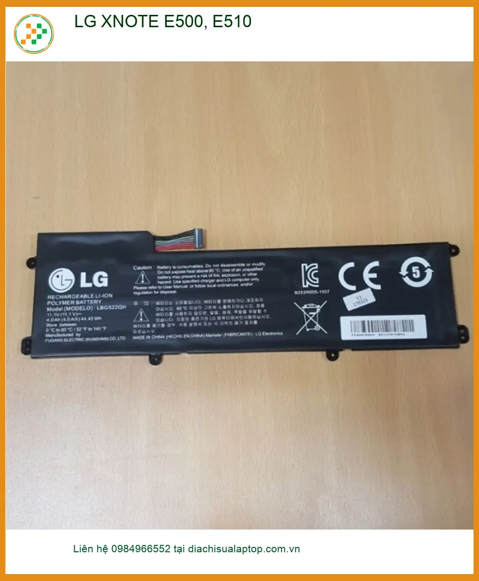 Pin Laptop LG XNOTE E500 E510 | Thay Nhanh, Giá Tốt, Gần Bạn
