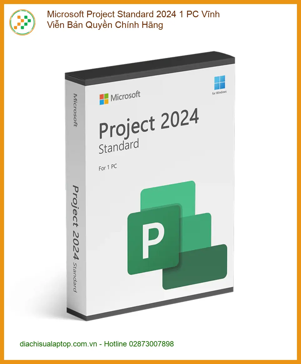 Microsoft Project Standard - Mua Bản Quyền Vĩnh Viễn Tận Nơi