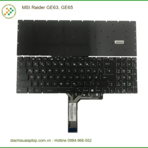 Bàn phím Laptop MSI Raider GE63, GE65 - Thay Lấy Liền Tại Trung Tâm TPHCM