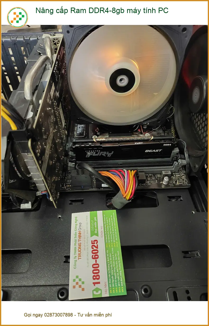 Cửa hàng nâng cấp Ram DDR4-8gb máy tính PC Quận 7 uy tín - Anh Khoa gamer ảnh thực tế 2