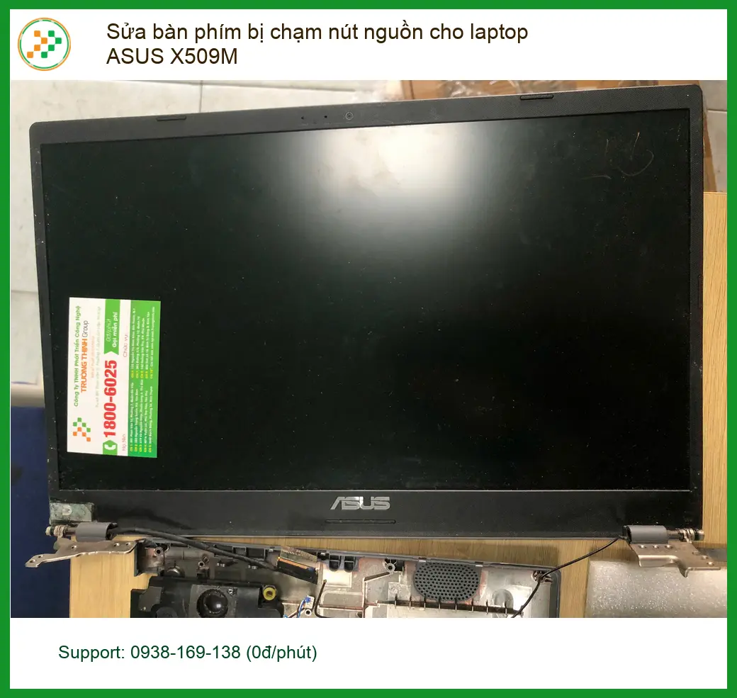 Anh Khoa sửa bàn phím laptop ASUS X509M bị chạm nút nguồn Quận Bình Tân ảnh thực tế 1