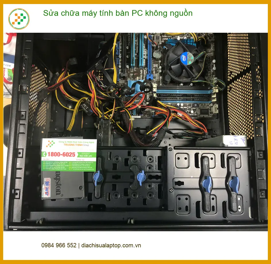 Dịch vụ sửa máy tính bàn PC không nguồn Quận Bình Tân - Bác Phúc tin tưởng ảnh thực tế 1