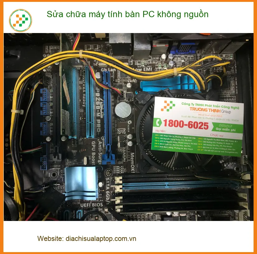 Dịch vụ sửa máy tính bàn PC không nguồn Quận Bình Tân - Bác Phúc tin tưởng ảnh thực tế 2