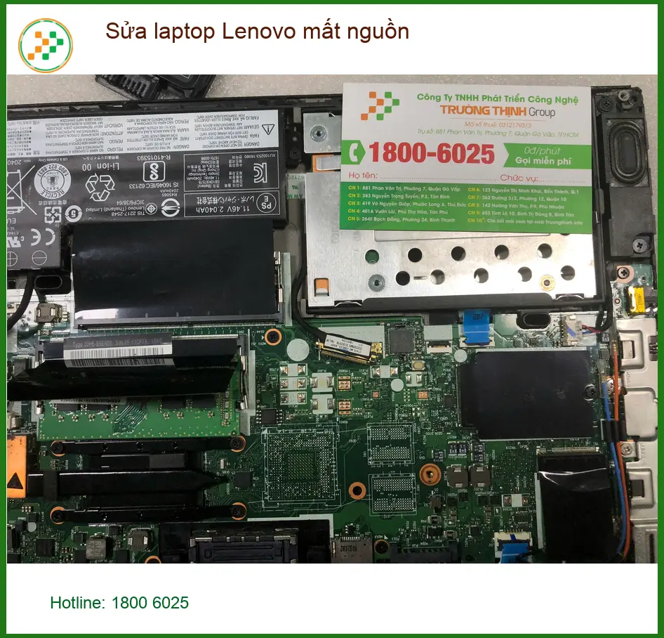 Chị Yến kế toán: Sửa laptop Lenovo mất nguồn Quận Bình Tân lấy liền ảnh thực tế 1