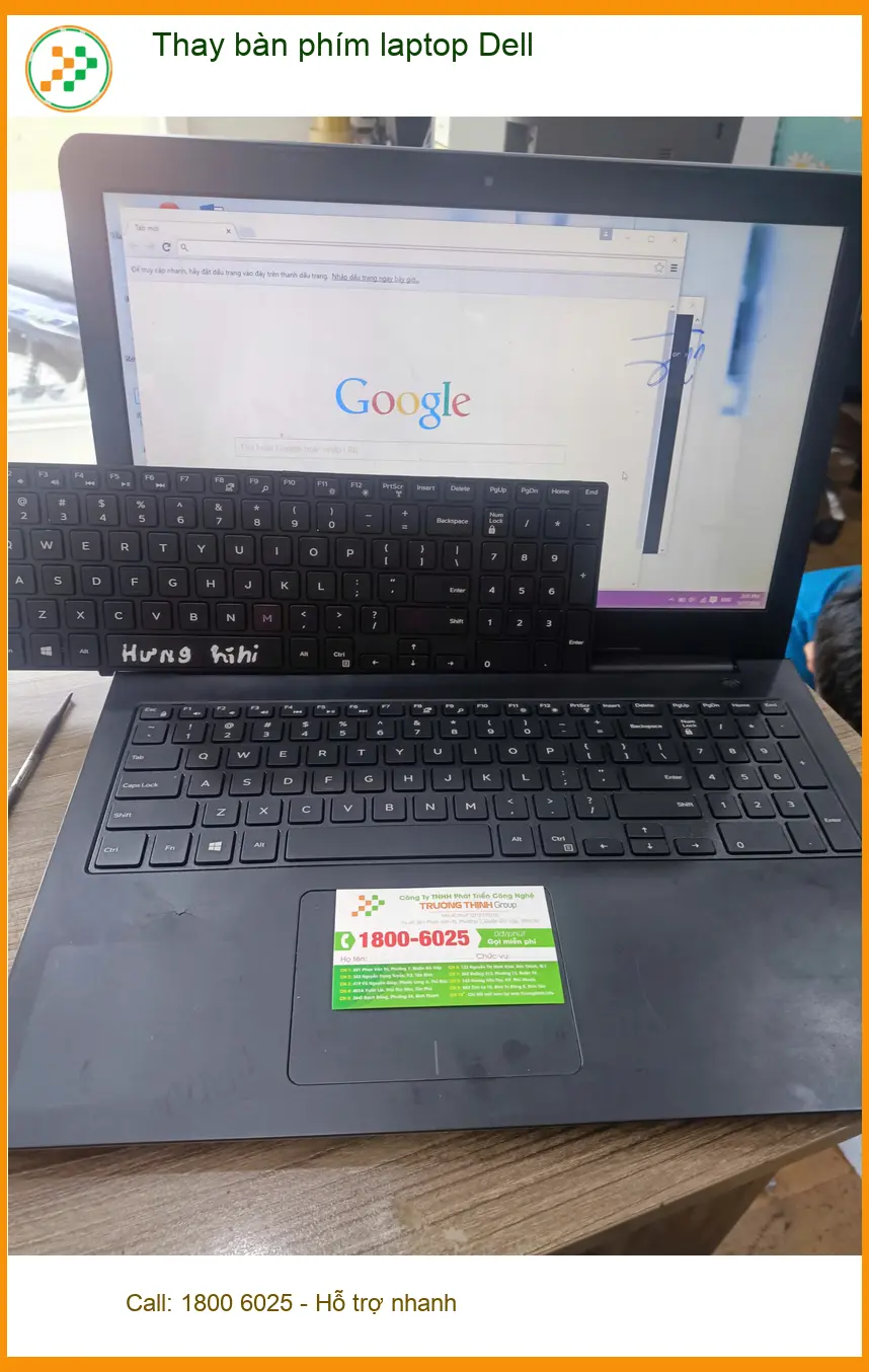 Tiệm thay bàn phím laptop Dell Quận Tân Phú - Anh Phước review nhanh ảnh thực tế 1