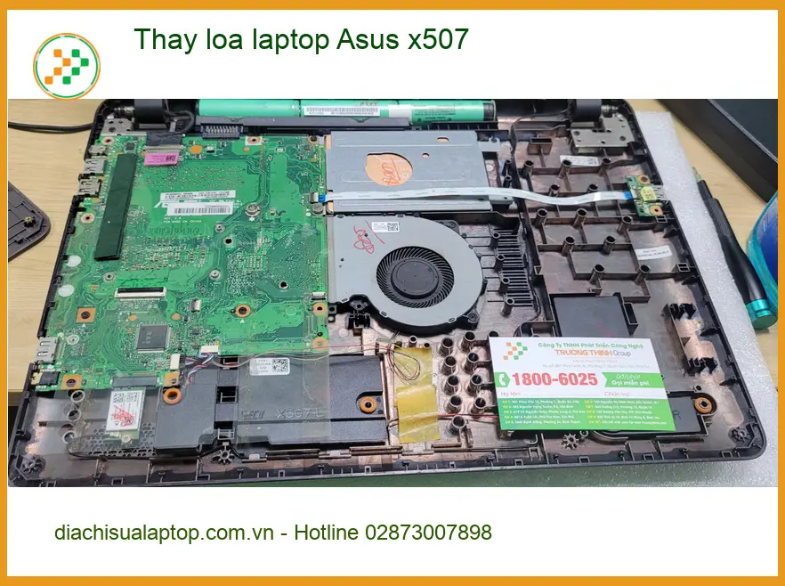 Chị Thanh marketing tìm trung tâm thay loa laptop Asus x507 Quận Bình Tân lấy liền ảnh thực tế 1