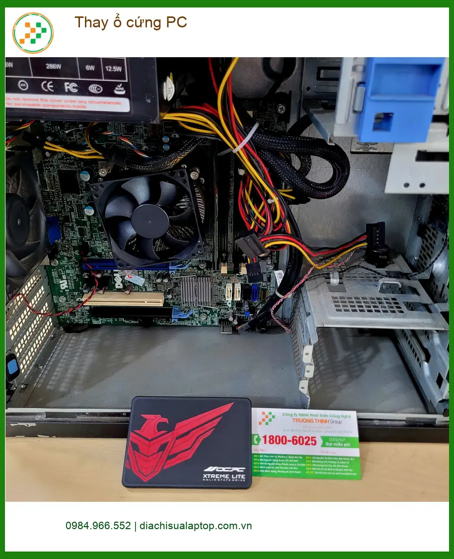 Tiệm Thay ổ cứng PC Quận Tân Bình lấy liền - Cô Thảo chủ tiệm cà phê review ảnh thực tế 1