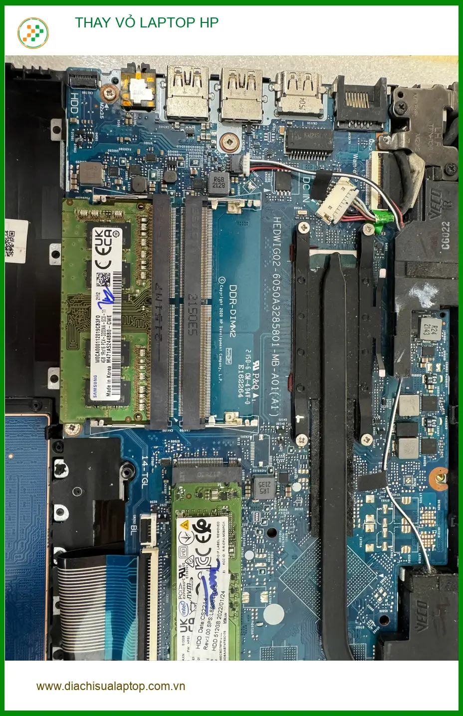 Anh Minh kỹ sư tìm dịch vụ thay vỏ laptop HP Gò Vấp nhanh gọn ảnh thực tế 2