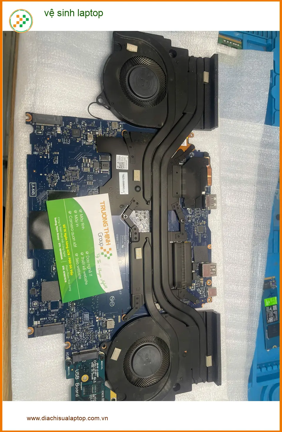 Chỗ vệ sinh laptop Quận Thủ Đức - Cô Mai giáo viên tìm chỗ giá rẻ. ảnh thực tế 1