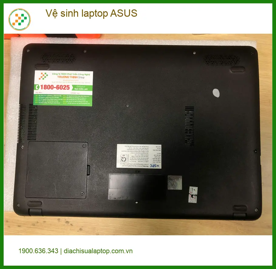 Trung tâm vệ sinh laptop ASUS Quận Bình Tân uy tín - Chú Nhật an tâm dịch vụ. ảnh thực tế 1