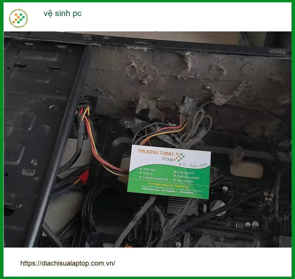 Anh Quang lo lắng pc quá nóng - Dịch vụ vệ sinh pc Quận Thủ Đức uy tín ảnh thực tế 2
