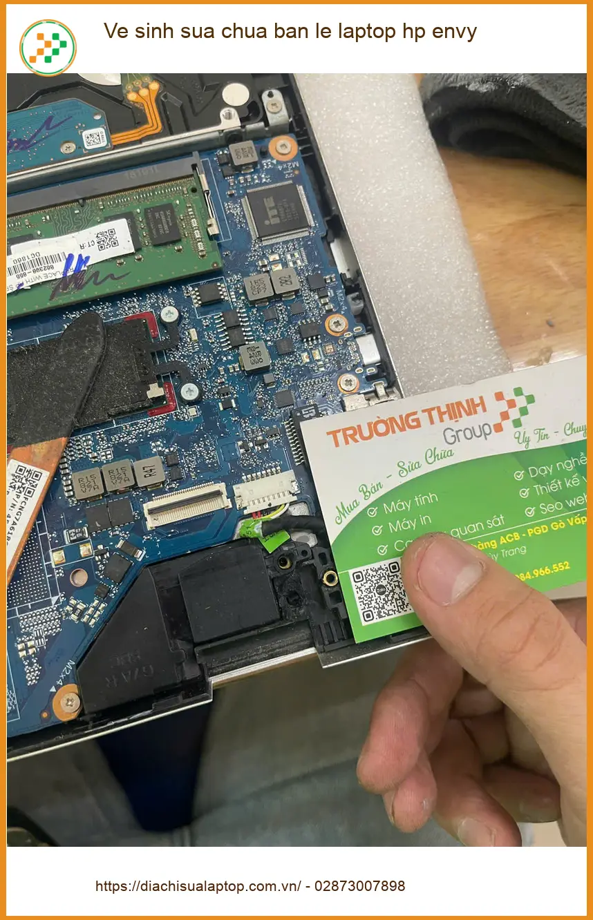 Chú Đức IT review trung tâm vệ sinh sửa chữa laptop HP Envy uy tín Quận Phú Nhuận ảnh thực tế 1