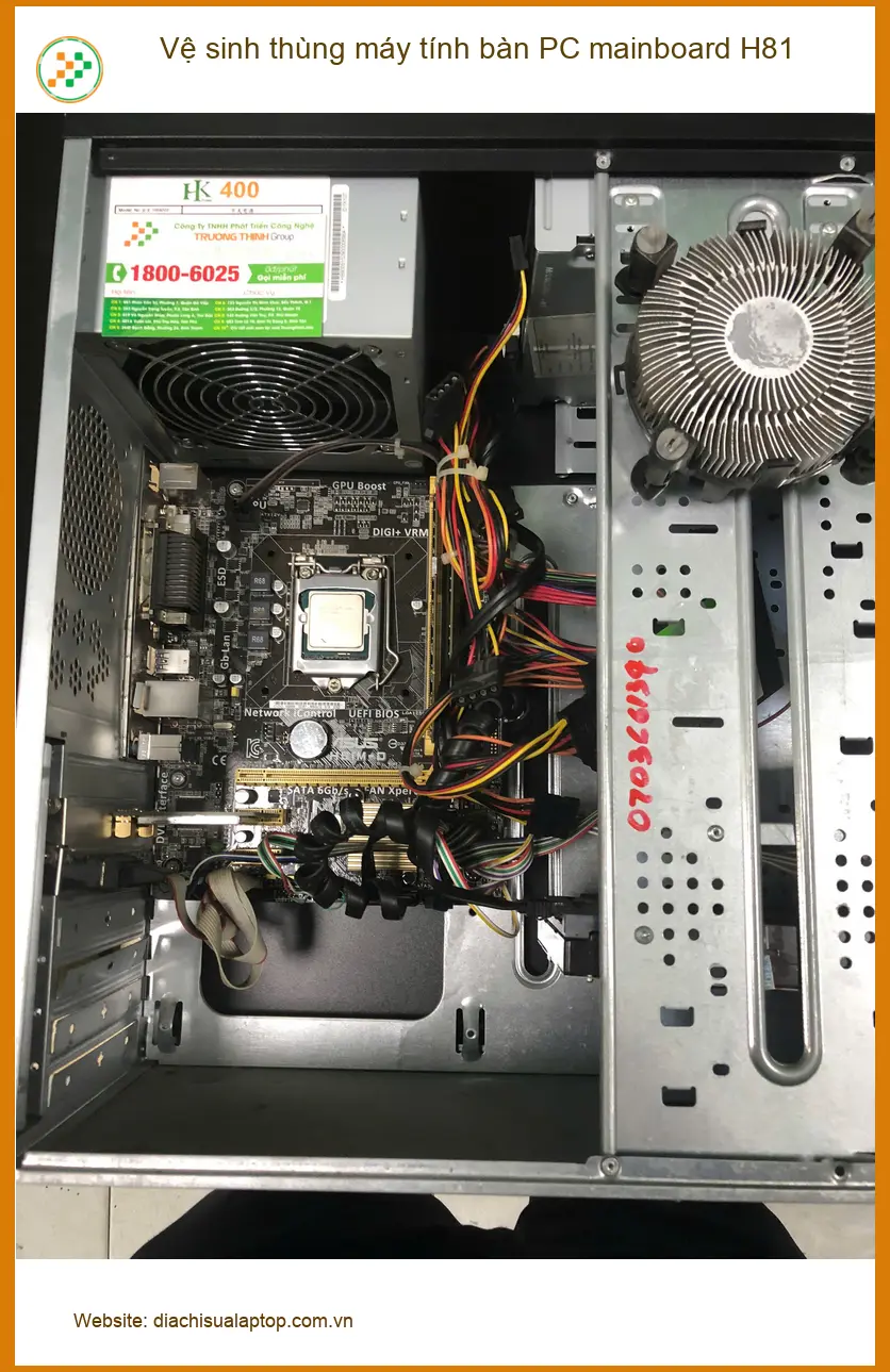 Anh Tấn cần vệ sinh PC mainboard H81 - nơi uy tín ở Quận Bình Tân ảnh thực tế 2