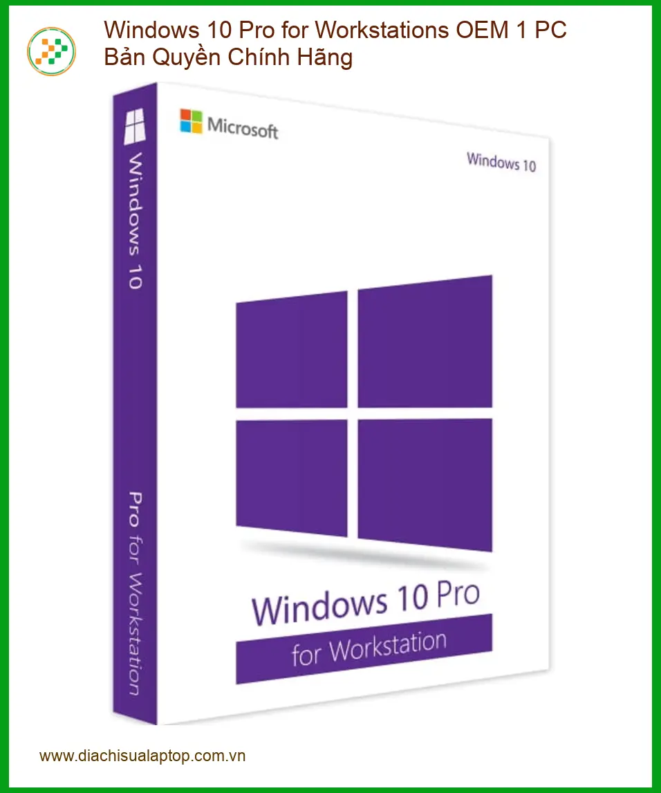 Windows Bản Quyền 10 Pro Workstations OEM - Cài Đặt Nhanh Tại Shop