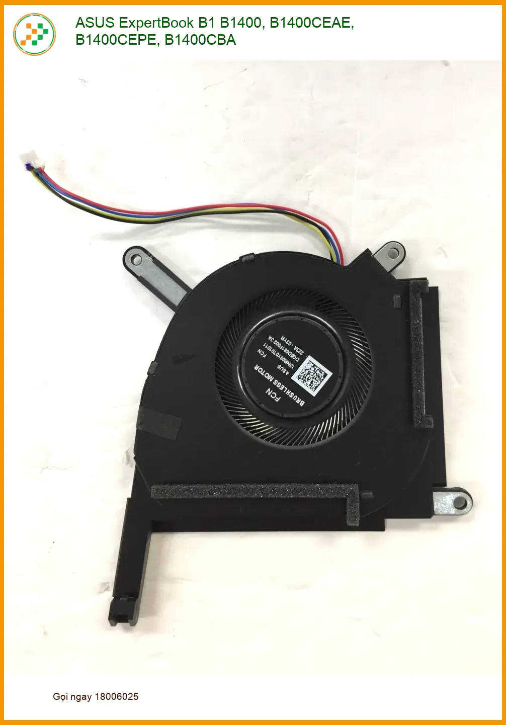 Thay Fan Laptop ASUS ExpertBook B1 B1400 - Sửa Lấy Liền TPHCM Giá Rẻ
