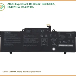 Pin Laptop ASUS ExpertBook B5 B5402 - Thay pin lấy ngay, Giá rẻ TPHCM