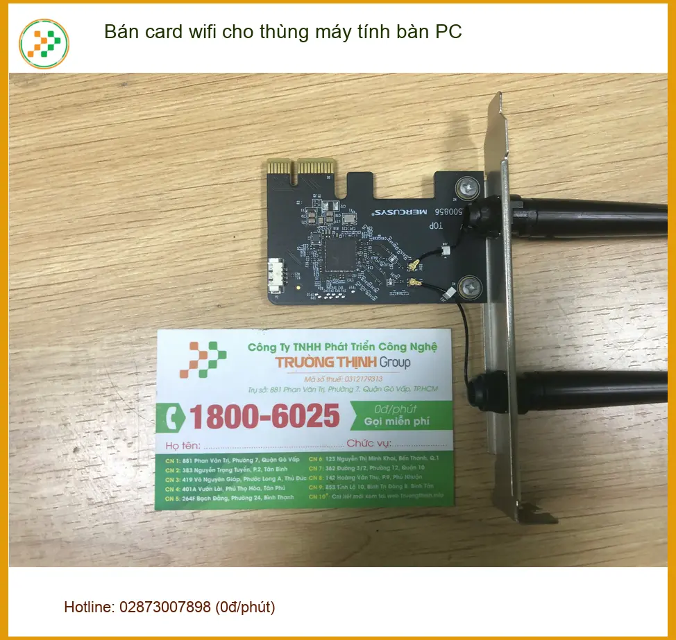 Bác Tùng chủ xưởng gỗ tìm chỗ bán card wifi PC Quận Bình Tân giá tốt ảnh thực tế 1