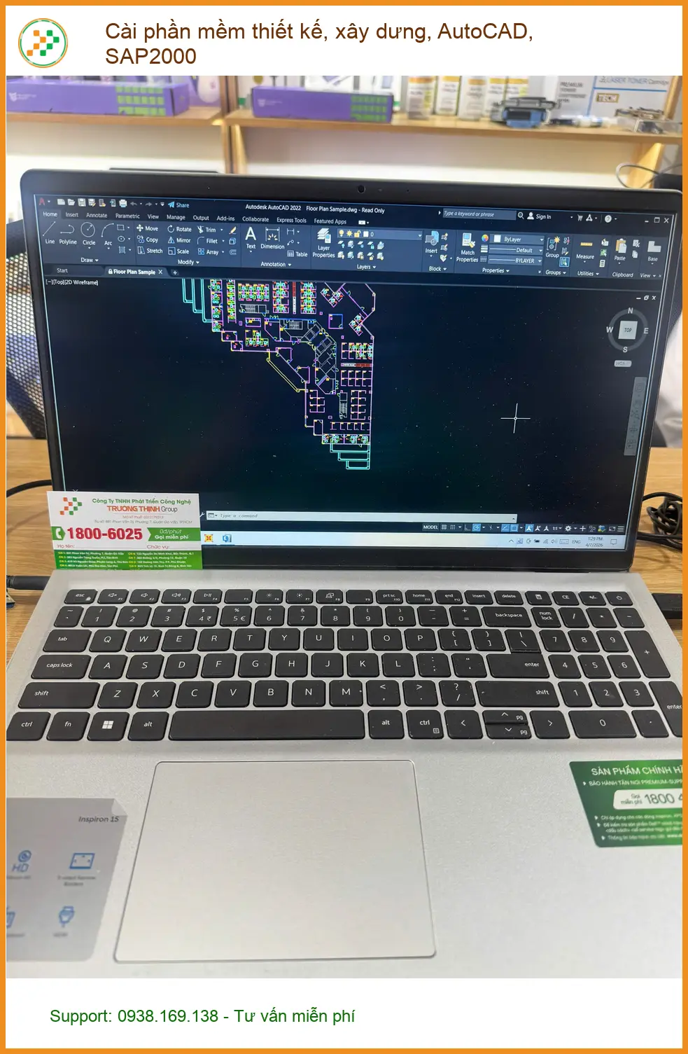 Chú Hưng kiến trúc sư cần cài phần mềm thiết kế AutoCAD, SAP2000 Quận Tân Bình ảnh thực tế 1