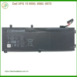 Pin Laptop DELL Dell XPS 15 9550, 9560, 9570 - Thay Pin Nhanh Giá Rẻ TPHCM