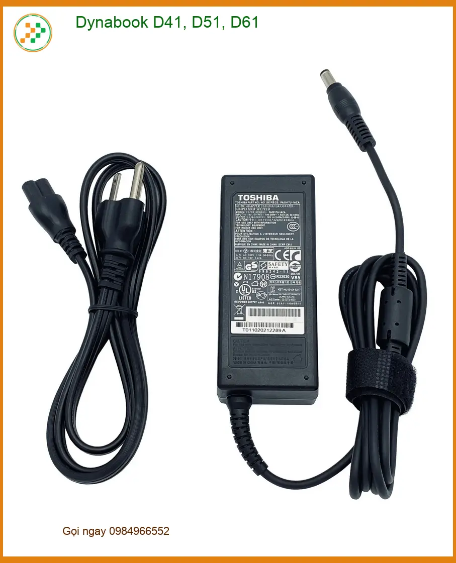 Sạc Laptop Dynabook D41, D51, D61 - Địa Chỉ Gần Nhất - Giao Tận Nơi