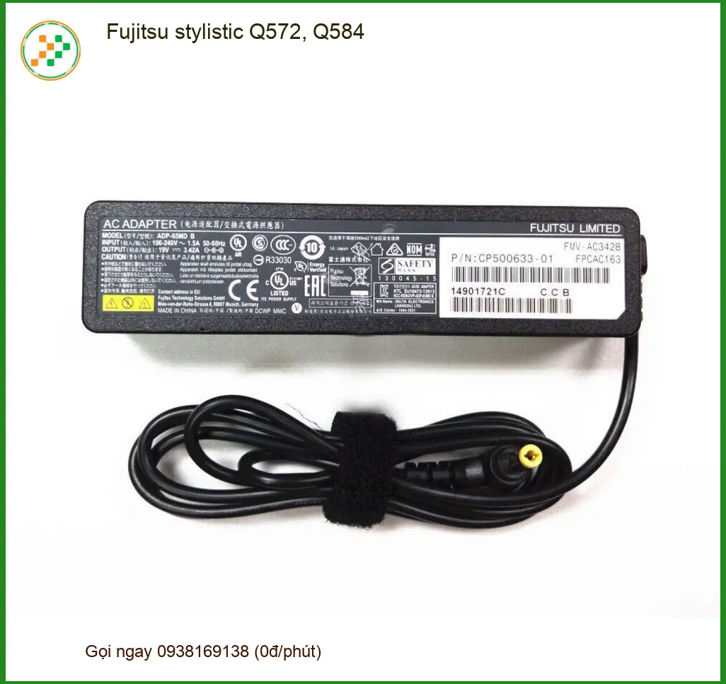 Sạc Laptop Fujitsu Stylistic Q572, Q584 - Địa Chỉ Thay Nhanh | TPHCM