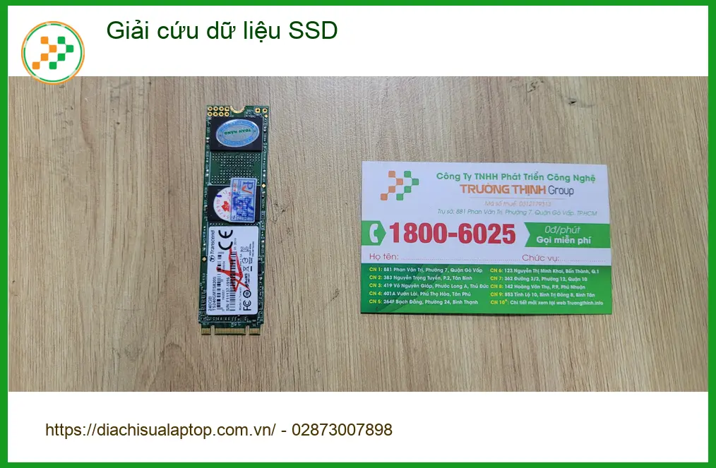 Chị Thanh giáo viên thoát khỏi cơn ác mộng - Giải cứu dữ liệu SSD Quận Bình Tân ảnh thực tế 1