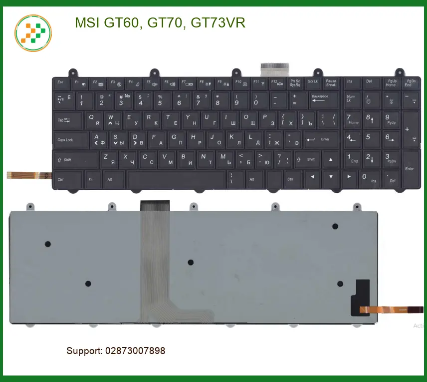 Thay Bàn Phím MSI GT60 GT70 GT73VR - TPHCM | Giá Rẻ Lấy Liền